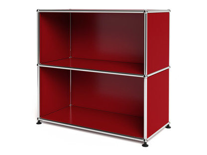 USM Haller Sideboard M, Customisable USM ruby red|Open|Open