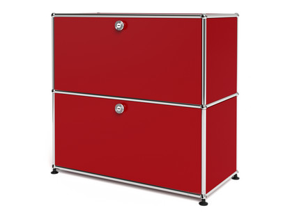 USM Haller Sideboard M, Customisable USM ruby red|With drop-down door|With drop-down door