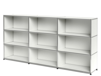 USM Haller Highboard XL, Customisable Pure white RAL 9010|Open|Open|Open