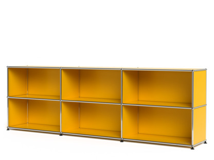 USM Haller Sideboard XL, Customisable Golden yellow RAL 1004|Open|Open
