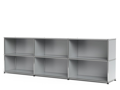 USM Haller Sideboard XL, Customisable Light grey RAL 7035|Open|Open