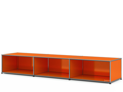USM Haller Lowboard XL, Customisable Pure orange RAL 2004|Open|50 cm
