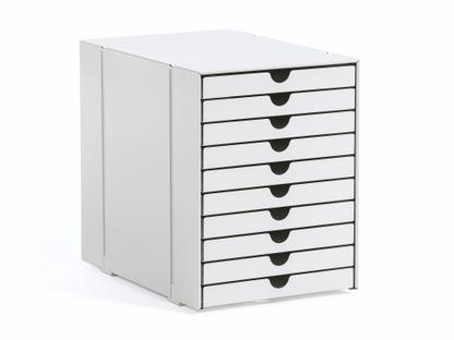 USM Inos Box Set C4 for USM Haller Shelves with 10 trays|Pure white RAL 9010