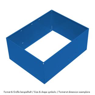 USM Metal Box Insert for USM Haller Extension Door 50 x 35 x 35|Gentian blue RAL 5010