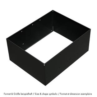USM Metal Box Insert for USM Haller Extension Door 75 x 35 x 35|Graphite black RAL 9011