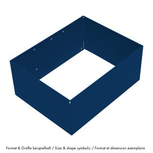 USM Metal Box Insert for USM Haller Extension Door 75 x 35 x 35|Steel blue RAL 5011