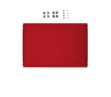 USM Haller Metal Divider Shelf for USM Haller Shelves USM ruby red|50 cm x 35 cm