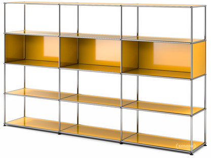 USM Haller Living Room Shelf XL Golden yellow RAL 1004