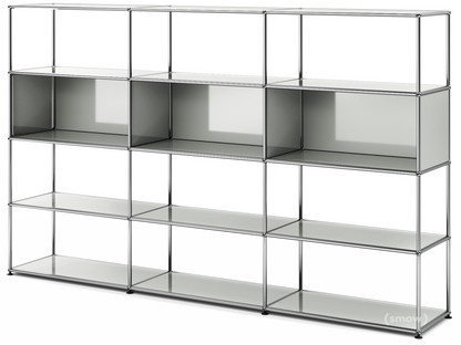 USM Haller Living Room Shelf XL Light grey RAL 7035