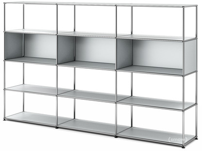 USM Haller Living Room Shelf XL USM matte silver