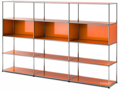USM Haller Living Room Shelf XL Pure orange RAL 2004