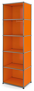 USM Haller Bookcase 50 Open|Pure orange RAL 2004