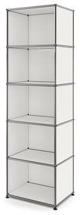 USM Haller Bookcase 50 Open|Pure white RAL 9010