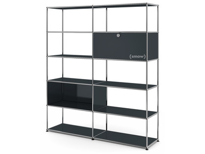 USM Haller Living Room Shelf L Anthracite RAL 7016