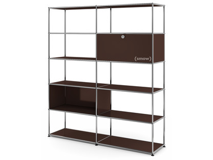 USM Haller Living Room Shelf L USM brown