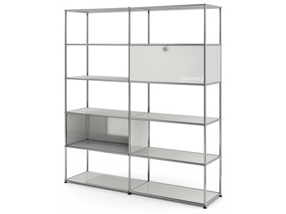 USM Haller Living Room Shelf L Light grey RAL 7035