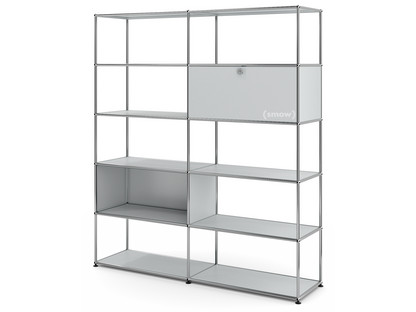 USM Haller Living Room Shelf L USM matte silver