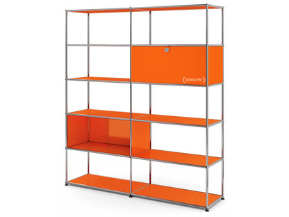 USM Haller Living Room Shelf L Pure orange RAL 2004