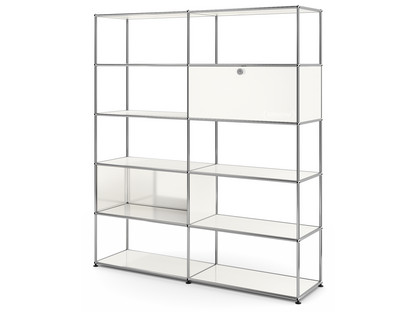 USM Haller Living Room Shelf L Pure white RAL 9010