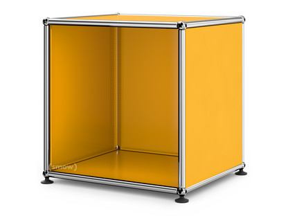 USM Haller Side Table Open Golden yellow RAL 1004