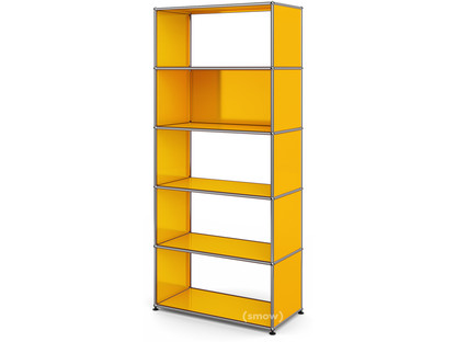 USM Haller Living Room Shelf M 1 back panel|Golden yellow RAL 1004