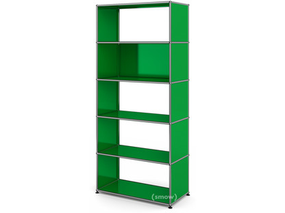 USM Haller Living Room Shelf M 1 back panel|USM green