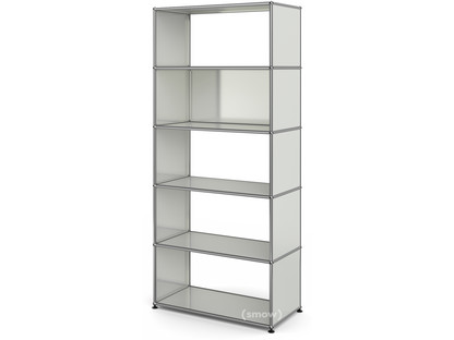 USM Haller Living Room Shelf M 1 back panel|Light grey RAL 7035