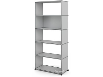 USM Haller Living Room Shelf M 1 back panel|USM matte silver