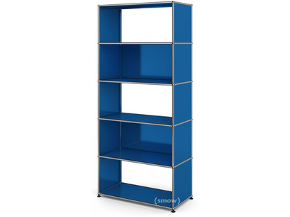 USM Haller Living Room Shelf M 2 back panels|Gentian blue RAL 5010