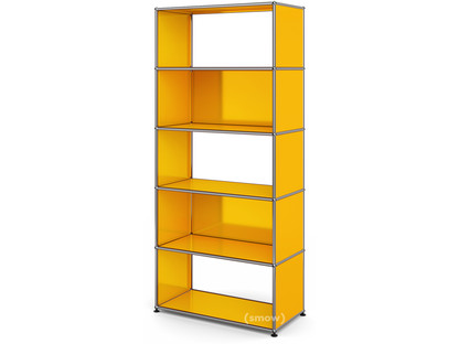 USM Haller Living Room Shelf M 2 back panels|Golden yellow RAL 1004