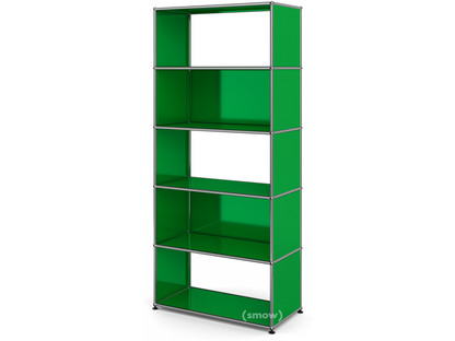 USM Haller Living Room Shelf M 2 back panels|USM green