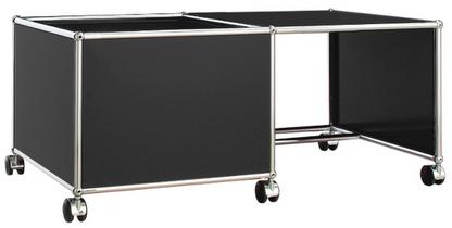 USM Haller Mobile Desk for Kids Case left|Graphite black RAL 9011