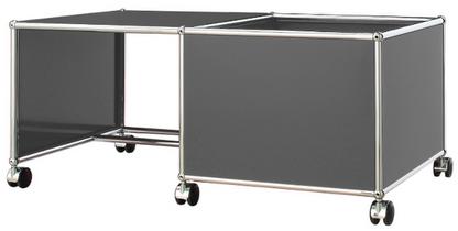 USM Haller Mobile Desk for Kids Case right|Anthracite RAL 7016