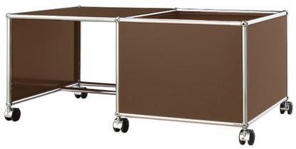 USM Haller Mobile Desk for Kids Case right|USM brown