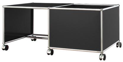 USM Haller Mobile Desk for Kids Case right|Graphite black RAL 9011