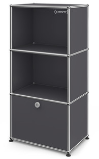 USM Haller Highboard for Kids with 1 Drop-down Door Anthracite RAL 7016