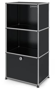 USM Haller Highboard for Kids with 1 Drop-down Door Graphite black RAL 9011