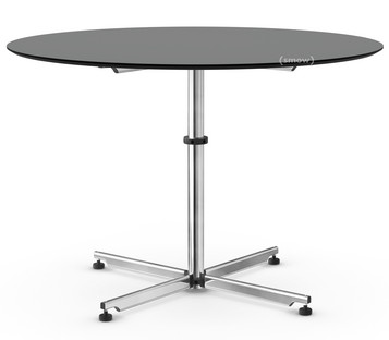 USM Kitos Circular Table Ø 110 cm|Laminate|Light mid grey