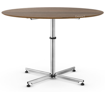 USM Kitos Circular Table Ø 110 cm|Wood|Brown oiled oak