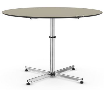 USM Kitos Circular Table Ø 110 cm|Linoleum|Pebble