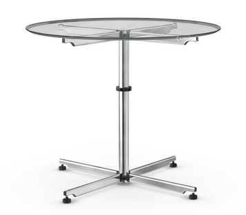 USM Kitos Circular Table Ø 90 cm|Glass|Transparent