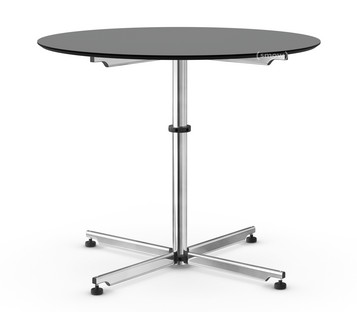 USM Kitos Circular Table Ø 90 cm|Laminate|Light mid grey