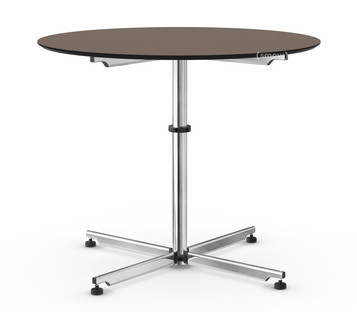 USM Kitos Circular Table Ø 90 cm|Laminate|Warm grey