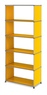 USM Haller Storage Unit without Rear Panels Golden yellow RAL 1004