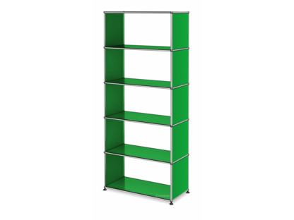 USM Haller Storage Unit without Rear Panels USM green