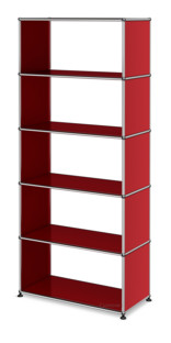 USM Haller Storage Unit without Rear Panels USM ruby red