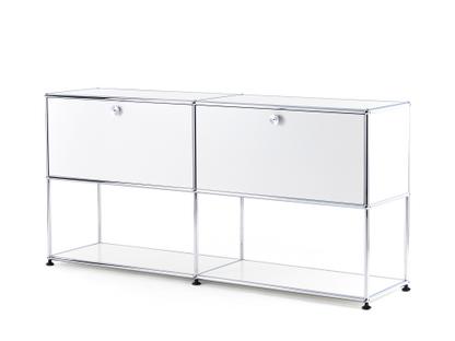 USM Haller Sideboard L with 2 Drop-down Doors, Lower Tier Structure 