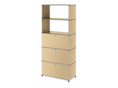 USM Haller Storage Unit with Drop-down Doors and Drawer USM beige