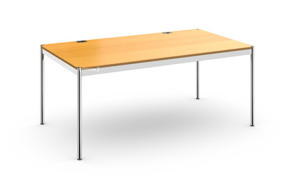USM Haller Table Plus 175 x 100 cm|05-Natural beech|Without hatch