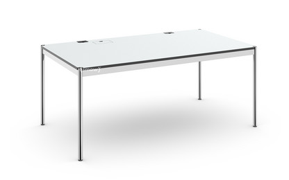 USM Haller Table Plus 175 x 100 cm|02-Pearl grey laminate|Hatch left
